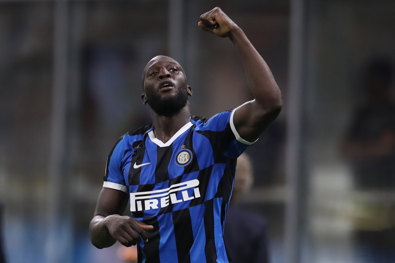 Ein lebhaftes und fröhliches Omelu Lukaku